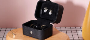 icolor jewelry box with pineapple plant based leather