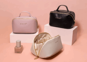 leather essential oil bag