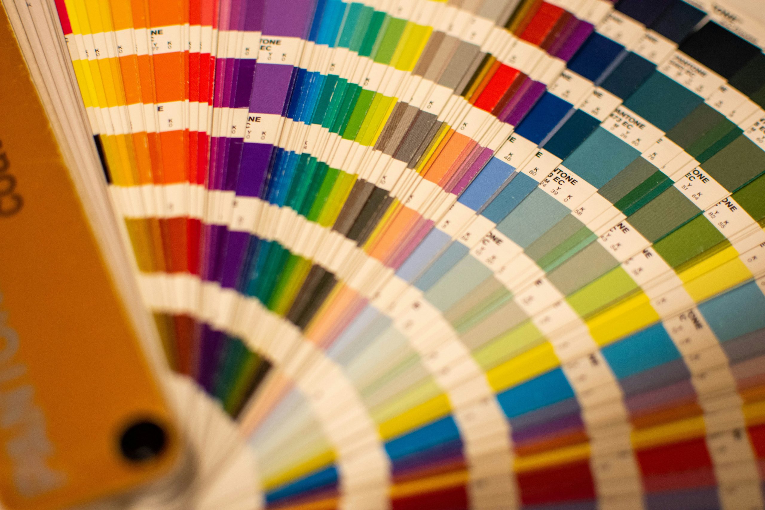 Pantone color reference card for packaging color approval
