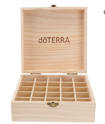 wooden essential oil boxes