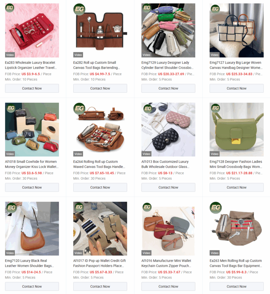 evergreen leather goods