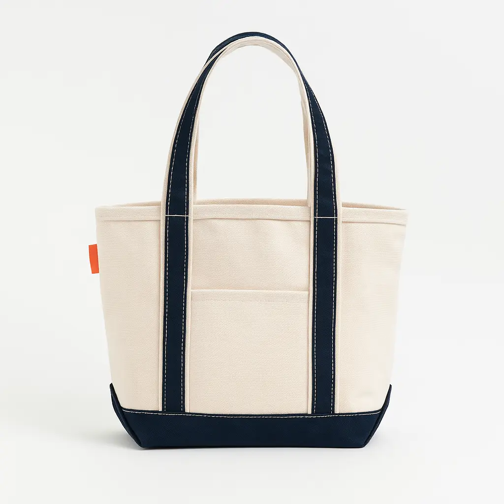 Heavy-duty classic boat totes wholesale, often with zippers, perfect for beach use.