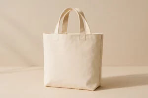 Sustainable cotton canvas tote bag for apparel and fashion brands, eco-friendly reusable accessory