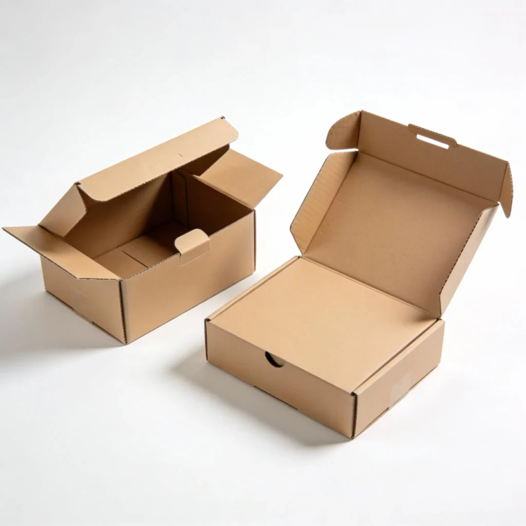 Logistics-optimized flat-pack shipping box designed to reduce freight costs