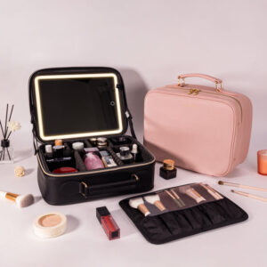 stitched-vanity-case-with-mirror-handle-reusable-makeup-box