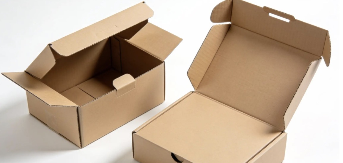 damaged product in a flimsy, cheap box next to an intact premium box