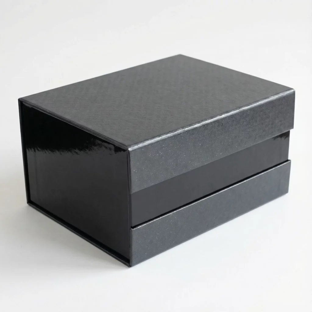 Custom packaging surface finishes including matte and gloss lamination with premium protective coating