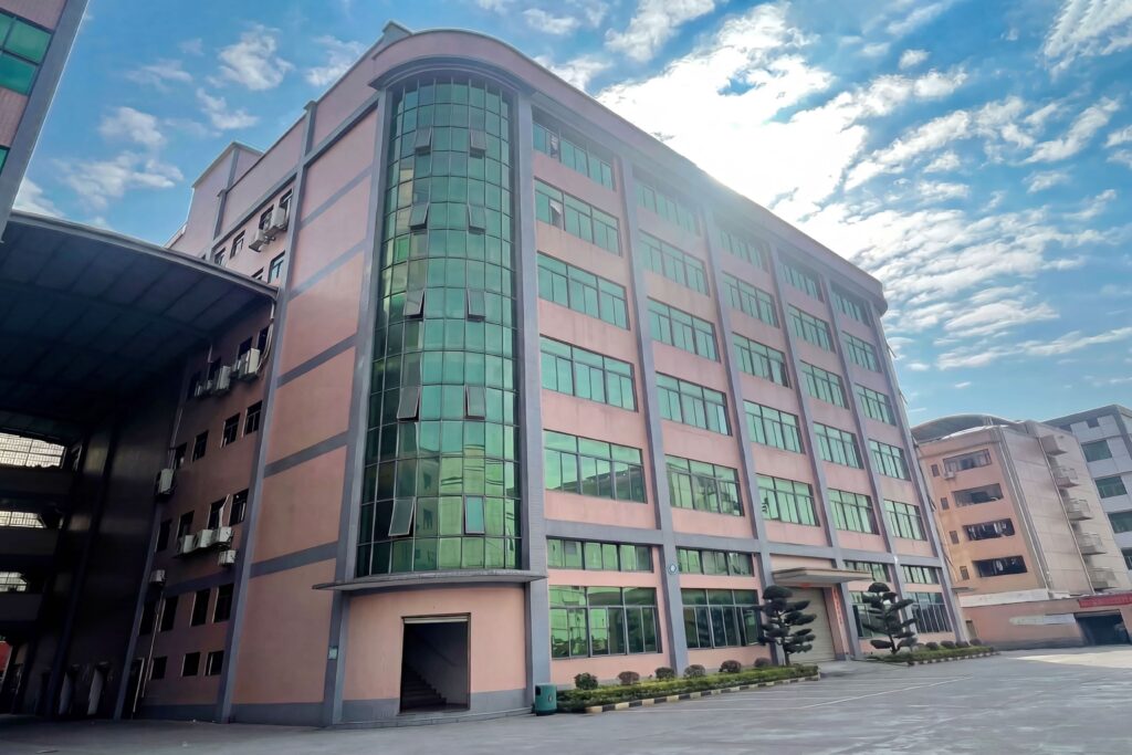 Our sewing factory in Dongguan specializing in sustainable soft packaging, with in-house production and skilled craftsmanship.