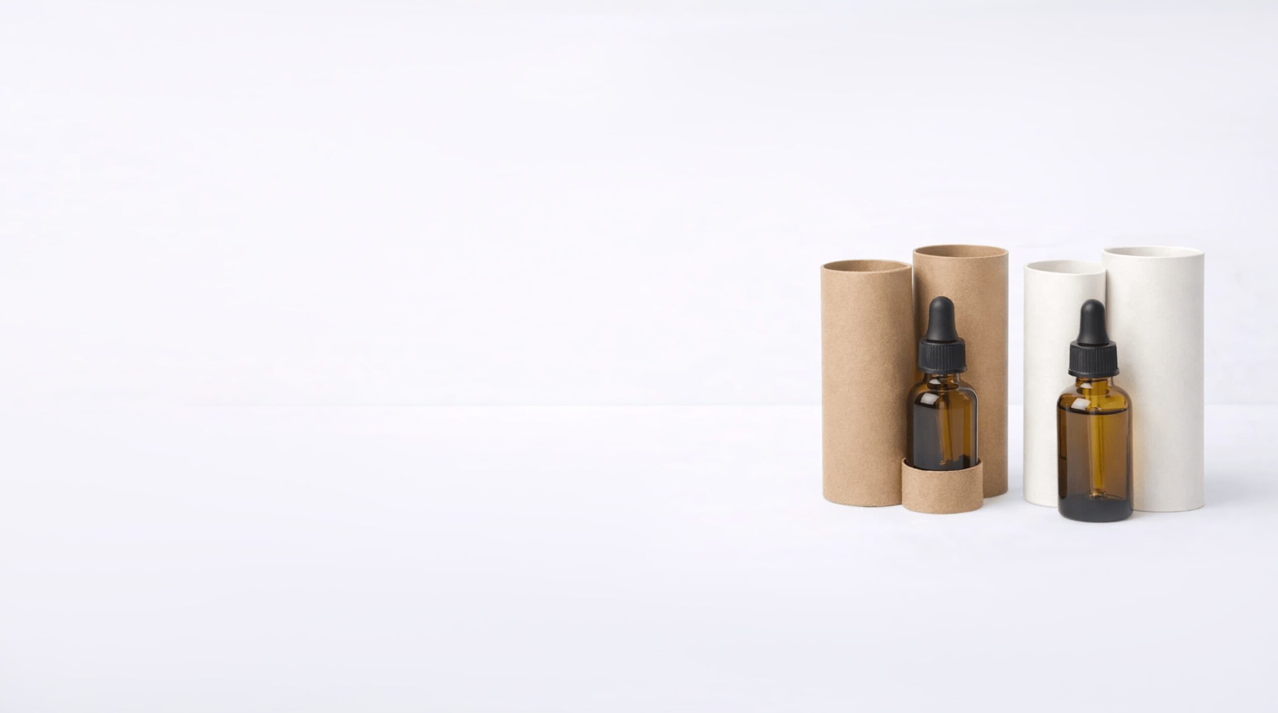 Round paper tube packaging route for curved structure and carton check comparison