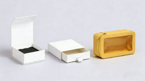 Custom rigid boxes for beauty brands — magnetic closure, drawer and stitched styles by Ecoicolor
