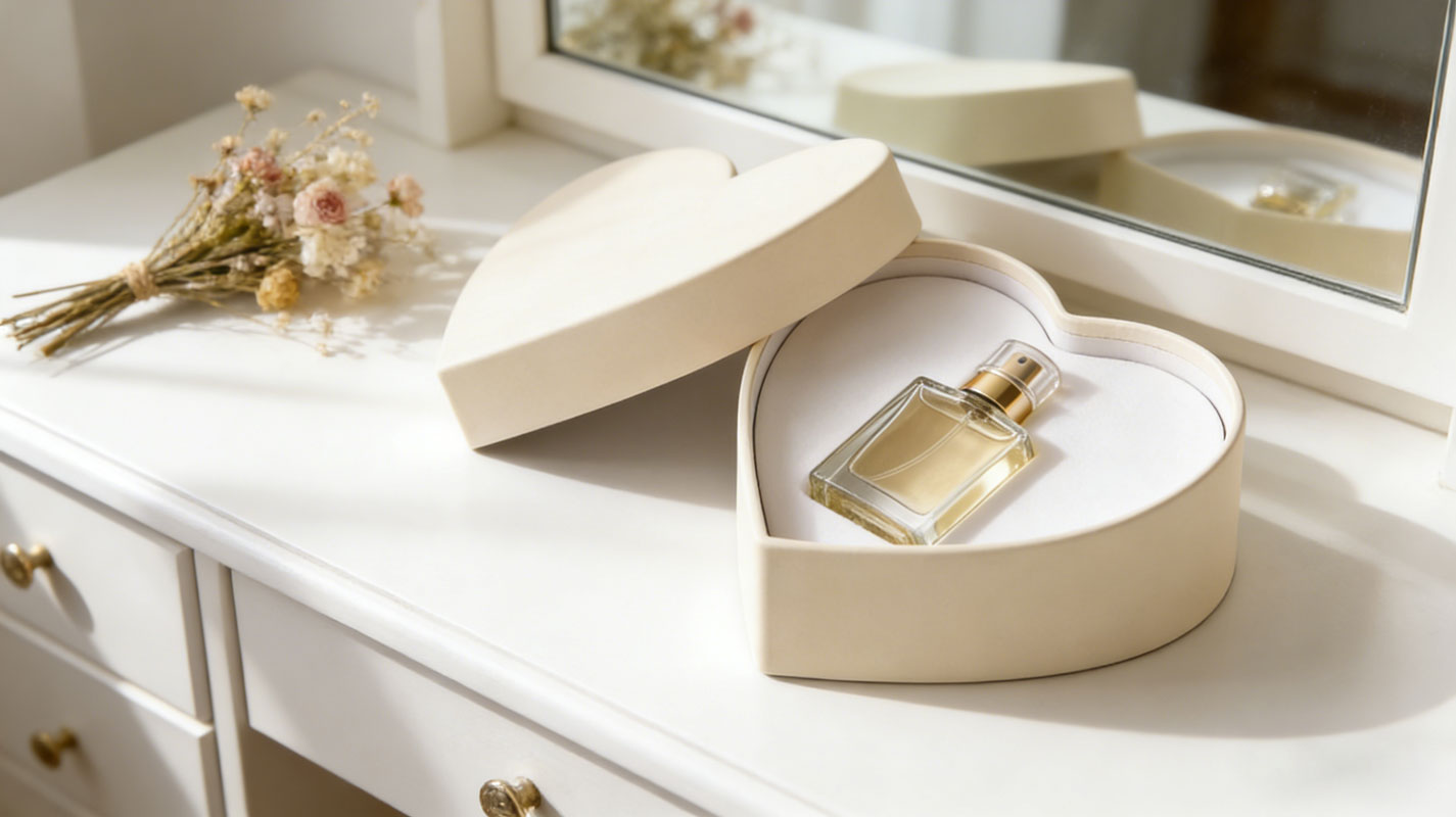 Custom shaped boxes for beauty fragrance and skincare packaging applications