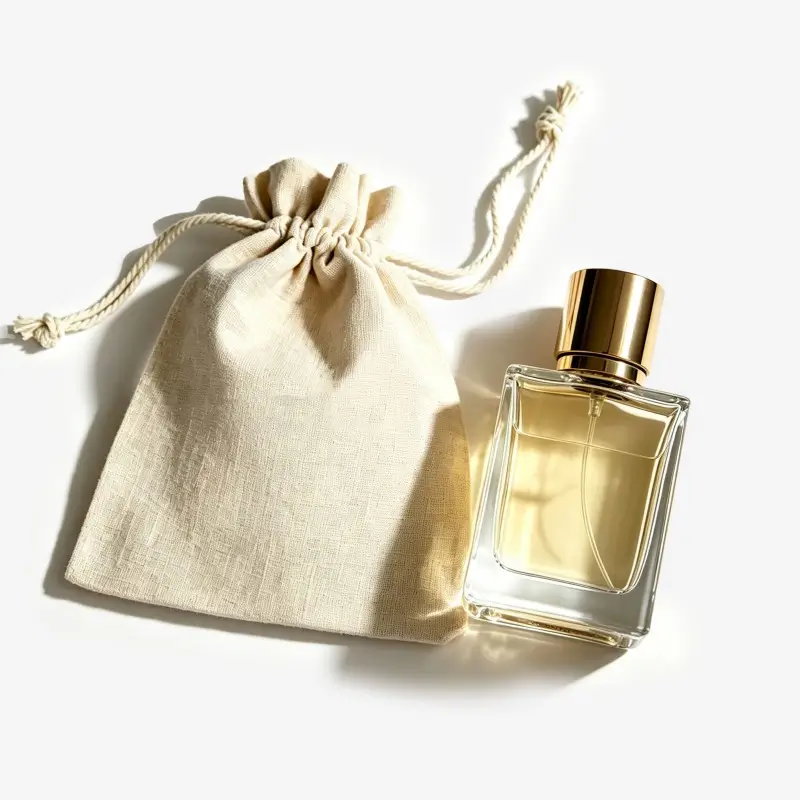Linen Cotton Eco Drawstring Pouches 3