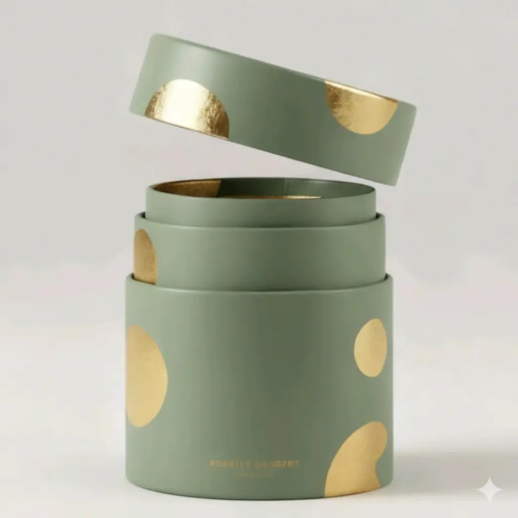Fragrance paper tube packaging used to define bottle fit MOQ and launch brief details