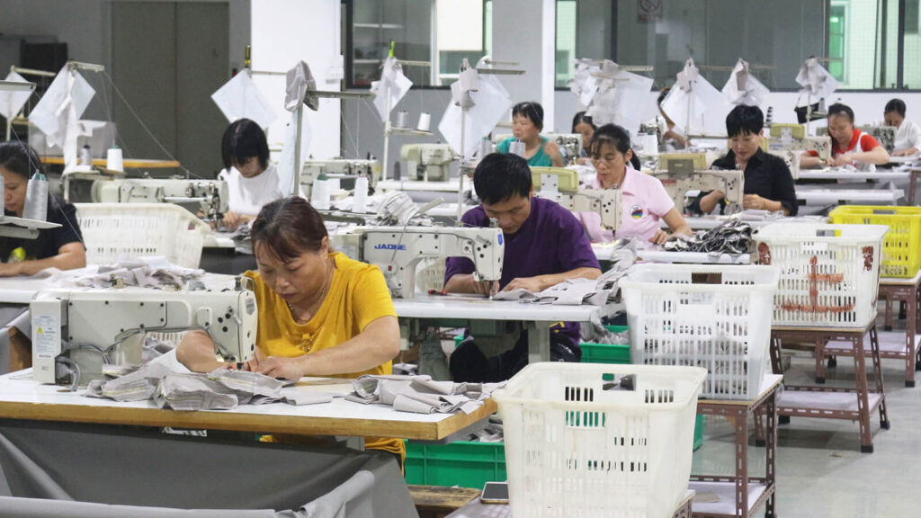 Ecoicolor sewing workshop for cosmetic bag supplier evaluation
