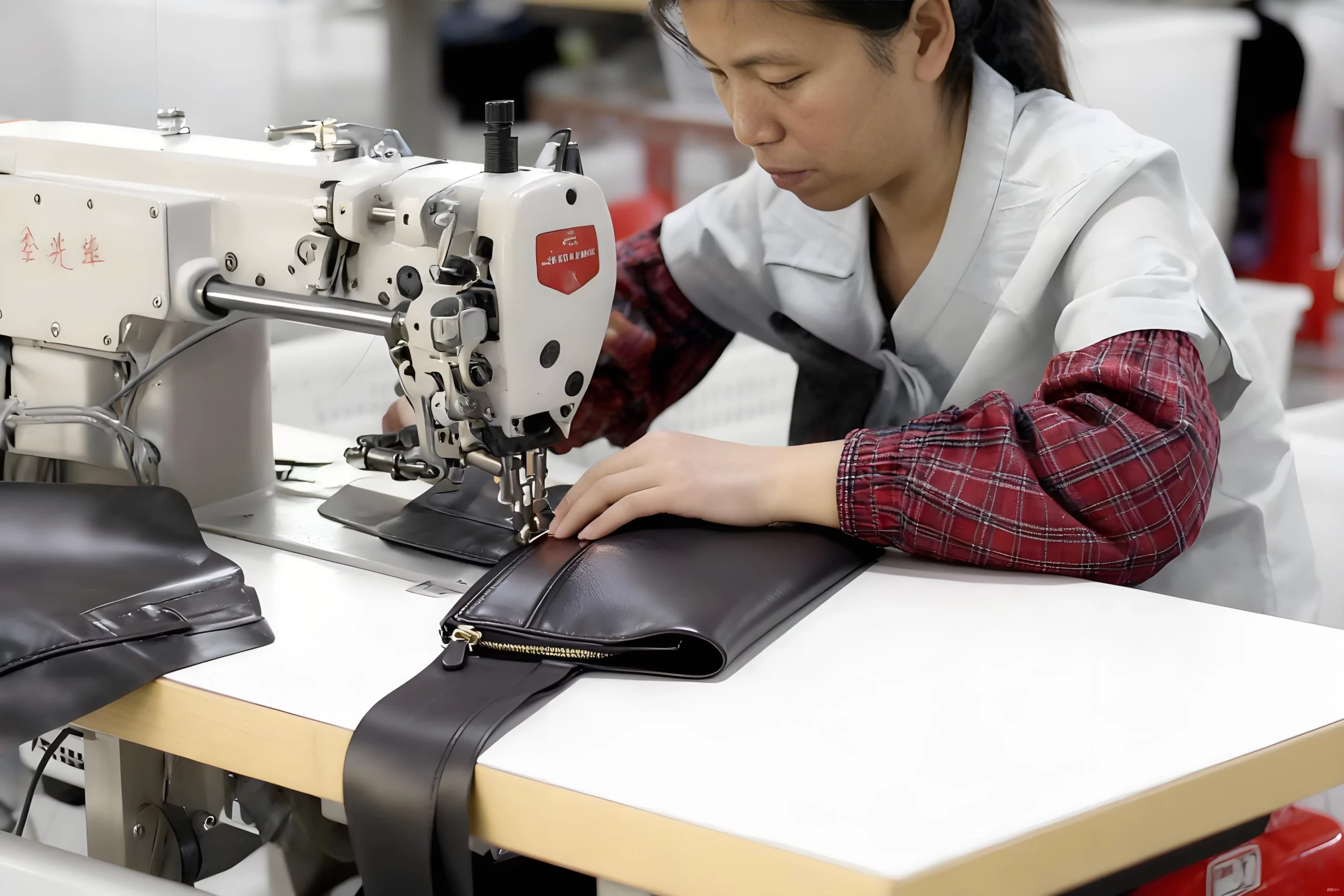 Ecoicolor sewing production line for sample-first cosmetic bag MOQ review