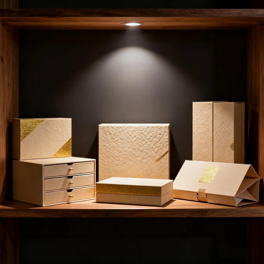 Rigid box display for MOQ 1000 beauty packaging RFQ planning