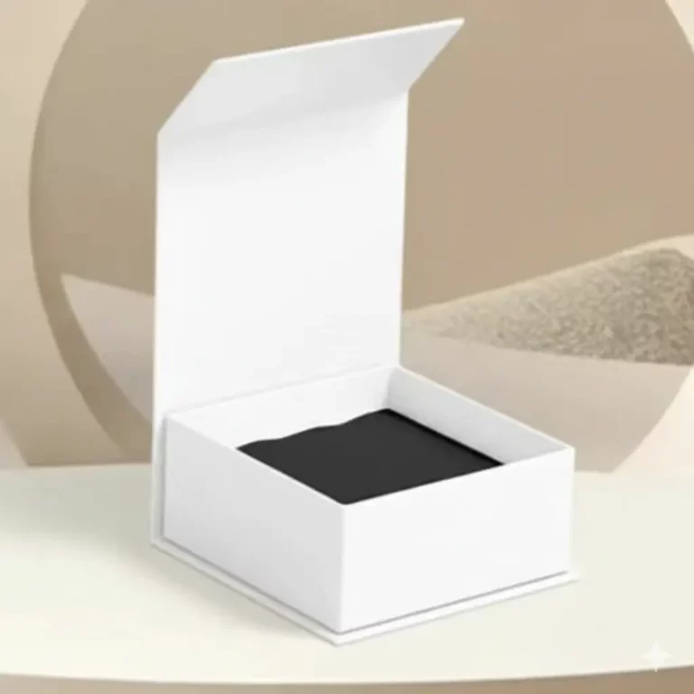 Magnetic closure rigid box structure options for beauty packaging