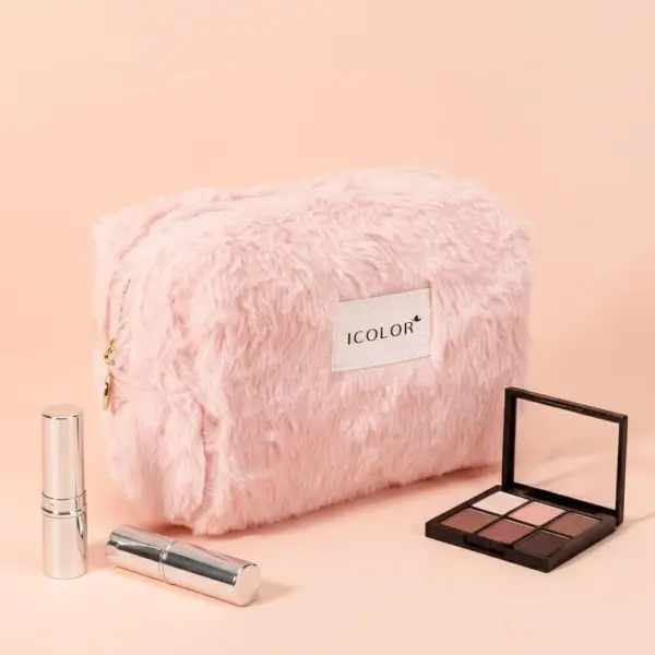 CBO097-Faux-Fur-Plush-Cosmetic-Bags